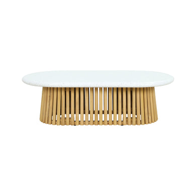 Mesa de centro Paia 1.2 M ovalada, color natural - HUC29114