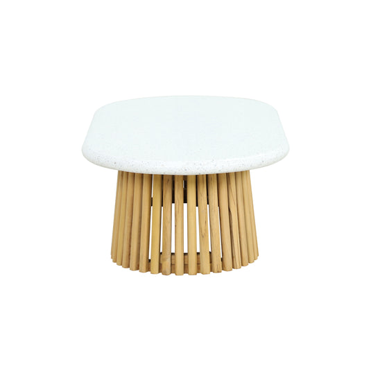 Mesa de centro Paia 1.2 M ovalada, color natural - HUC29114