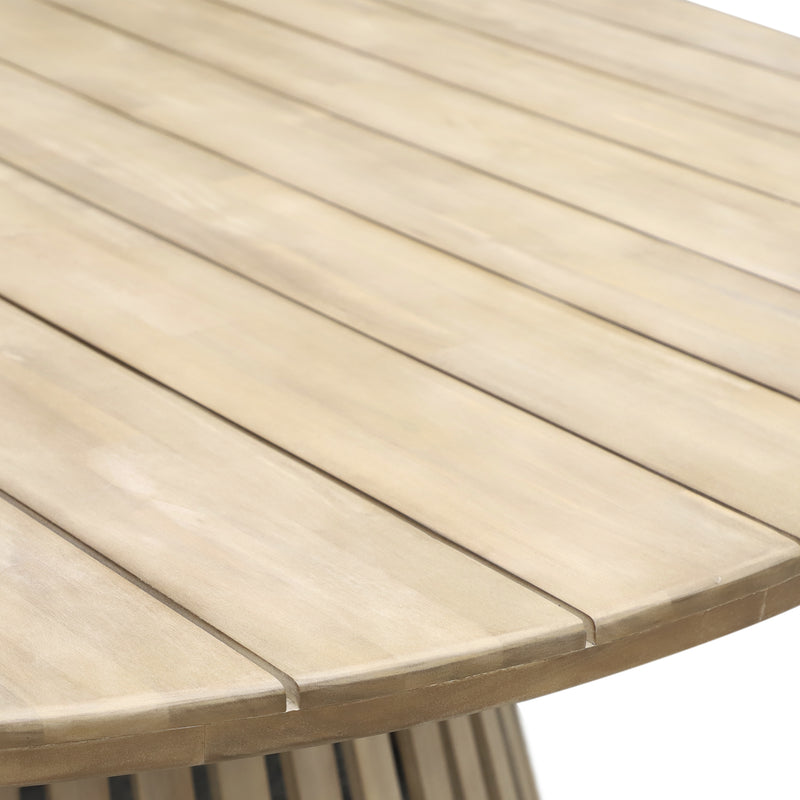 Cargue la imagen en el visor de la galería, Mesa de comedor redonda 1.8 M PAIA, de madera - HUC28542
