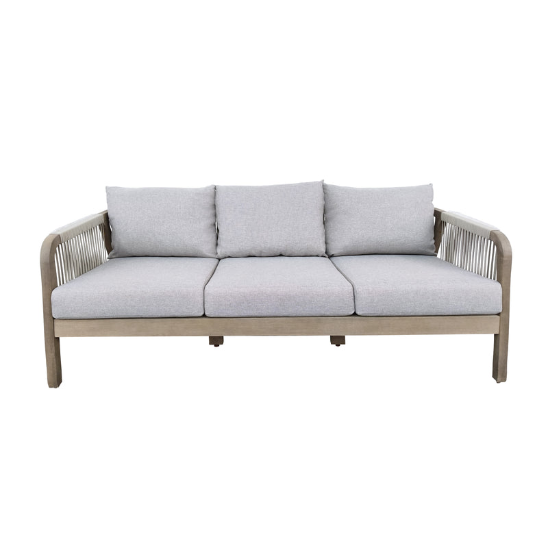 Cargue la imagen en el visor de la galería, Sillon Triple Palade color Gris claro - HUC391561MD
