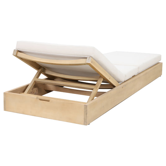 Camastro de madera con textileno Pangea color Natural - HUC261801