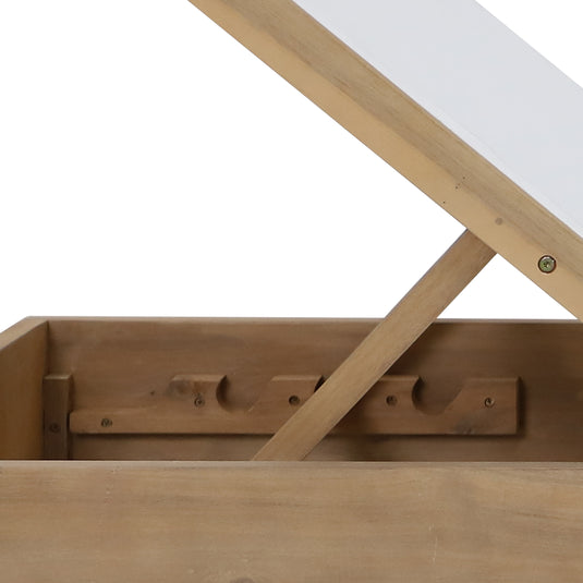 Camastro de madera con textileno Pangea color Natural - HUC261801