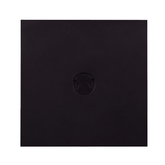 Hoguera para fogata cuadrada color negro con estructura - PDF2001821
