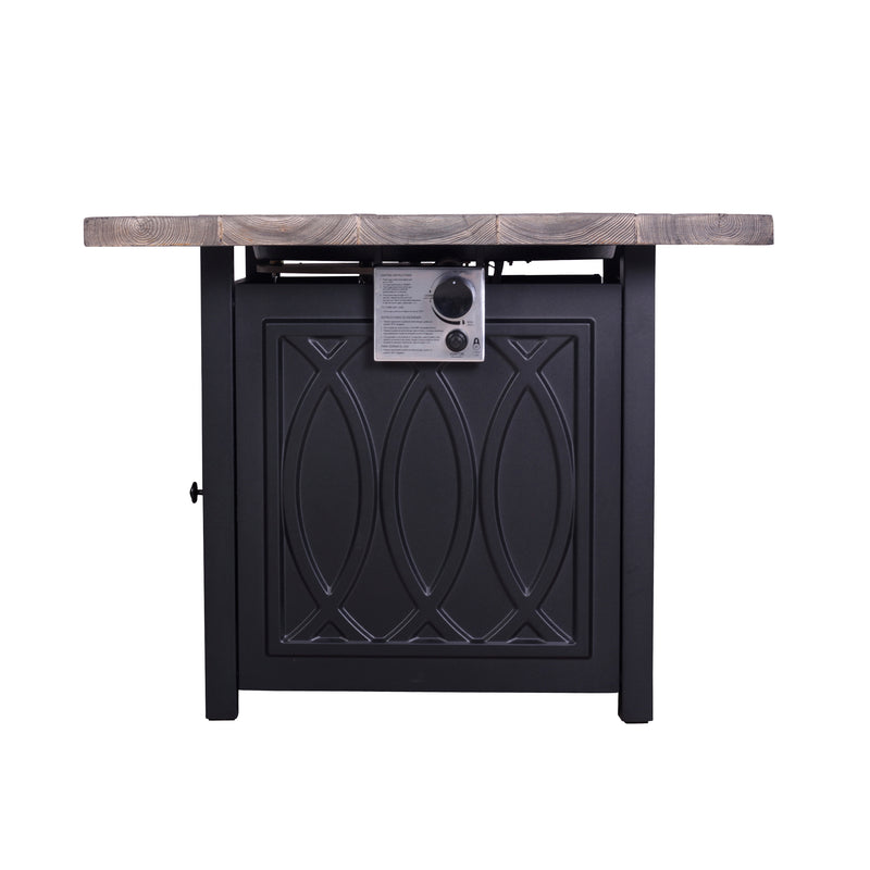 Load image into Gallery viewer, Square black fire pit - PDF210033
