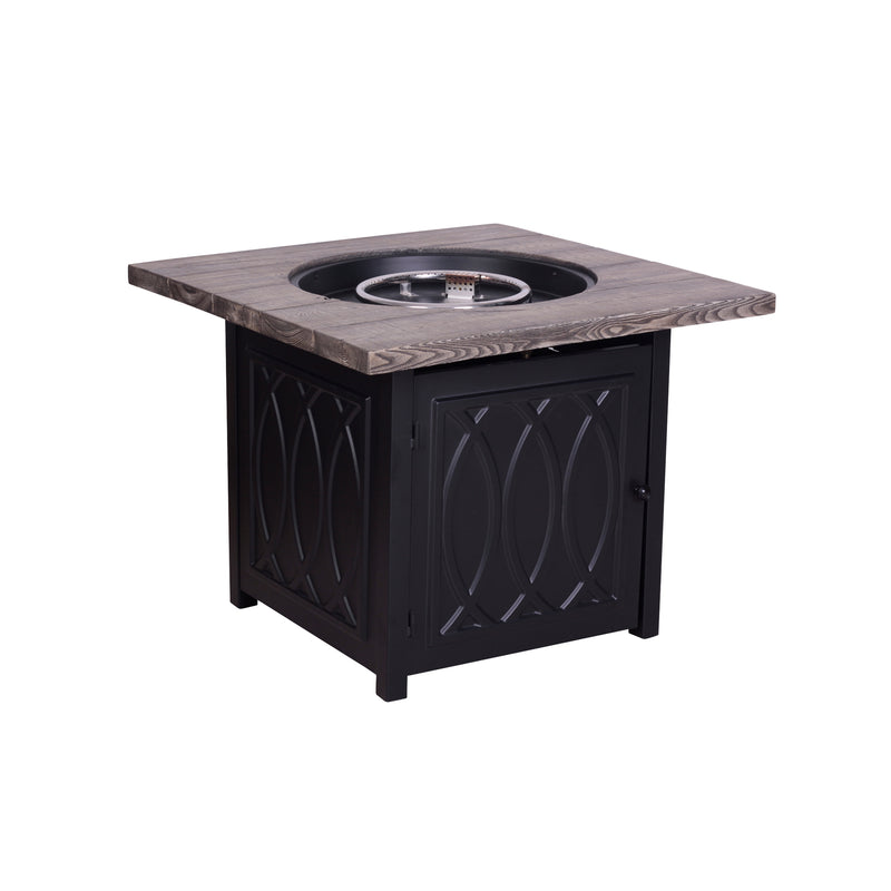 Load image into Gallery viewer, Square black fire pit - PDF210033

