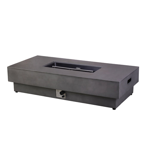 Hoguera para fogata rectangular color gris oscuro - PDF200152B