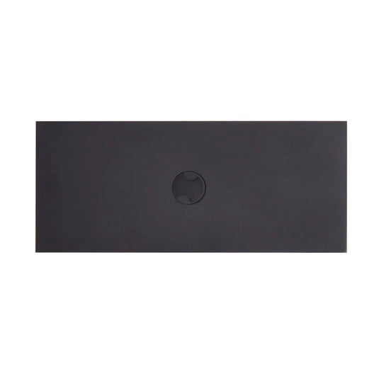 Dark gray rectangular fire pit - PDF200152B