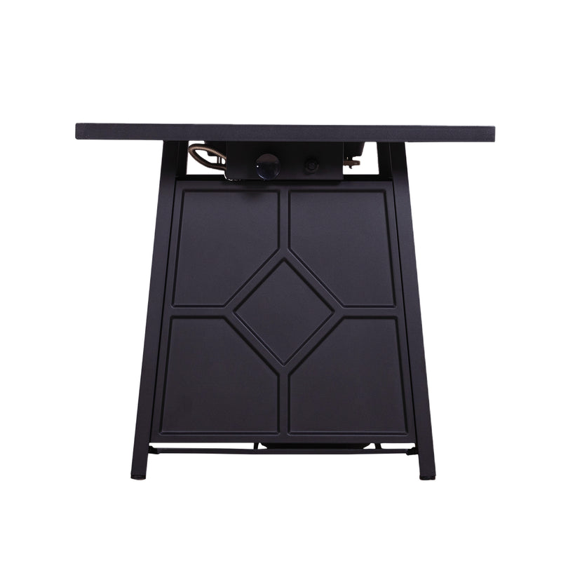 Cargue la imagen en el visor de la galería, Hoguera para fogata cuadrada color negro - PDF210061
