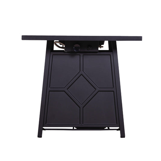 Hoguera para fogata cuadrada color negro - PDF210061