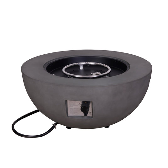 Hoguera para fogata redonda color gris oscuro  - PDF210132B