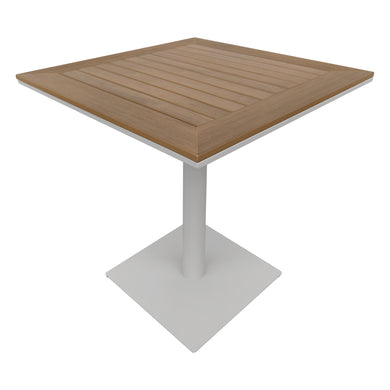 Mesa cuadrada  70x70 para comedor Pilot color Blanca - ZF1035T