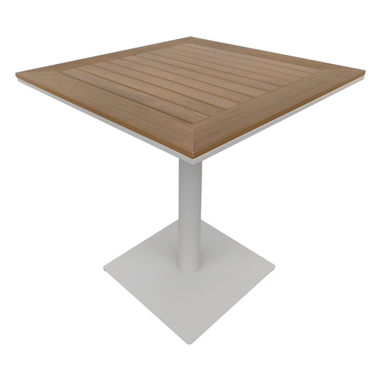 Mesa cuadrada  70x70 para comedor Pilot color Blanca - ZF1035T