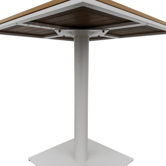 Mesa cuadrada  70x70 para comedor Pilot color Blanca - ZF1035T