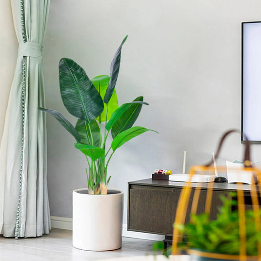 plantas plastico interior Planta Decorativa Artificial para Exterior y Interior con 1.20m Alto, – CasaEaster