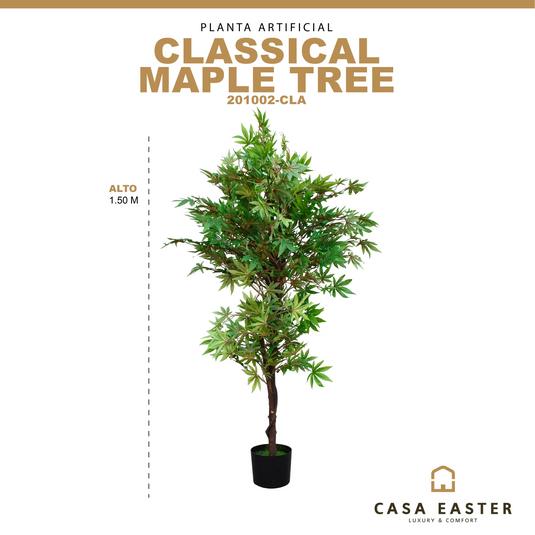 Planta Decorativa Artificial para Exterior y Interior con 1.50m Alto, CLASSICAL MAPLE TREE 201002-CLA CasaEaster