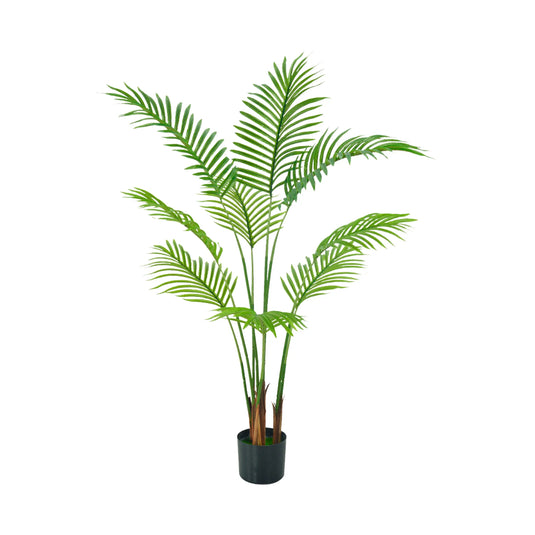 palmas arecas para exterior Planta Decorativa Artíficial para interior y exterior de 1.20 M Alto – CasaEaster