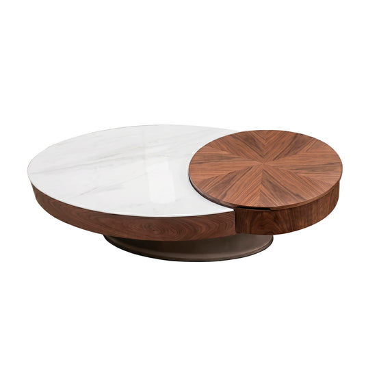 Mesa de centro QAM B01 1.3M color café - QAM-B01