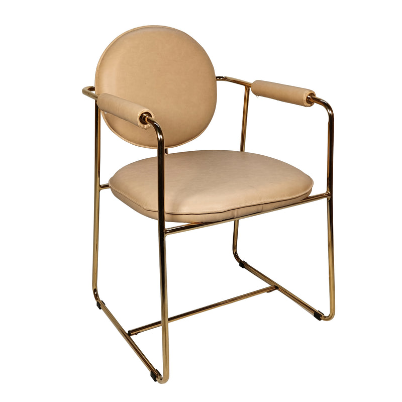 Cargue la imagen en el visor de la galería, Silla de interior Queen color beige - CA0311
