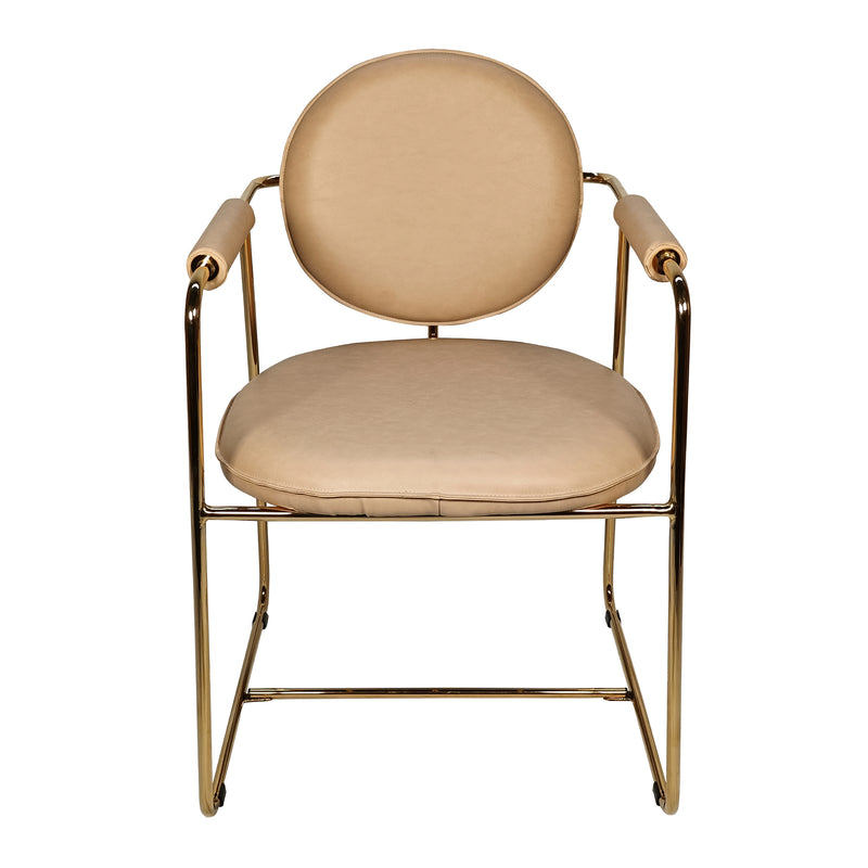 Cargue la imagen en el visor de la galería, Silla de interior Queen color beige - CA0311
