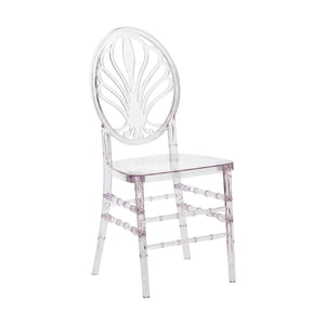 Silla para Exterior e Interior Ramses de Resina Color Transparente - PC-63A