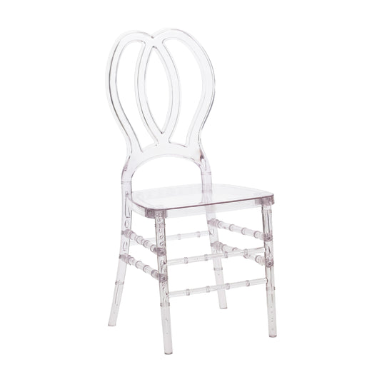 Silla para Exterior e Interior YLOVIY de Resina Color Transparente - YLOVIY
