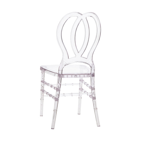 OK PC64A - 9SL05 Transparent Resin Chair for Outdoor and Indoor Use