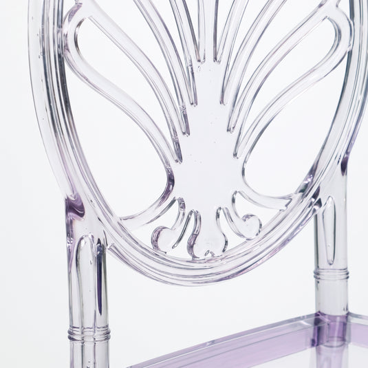 OK PC64A - 9SL05 Transparent Resin Chair for Outdoor and Indoor Use