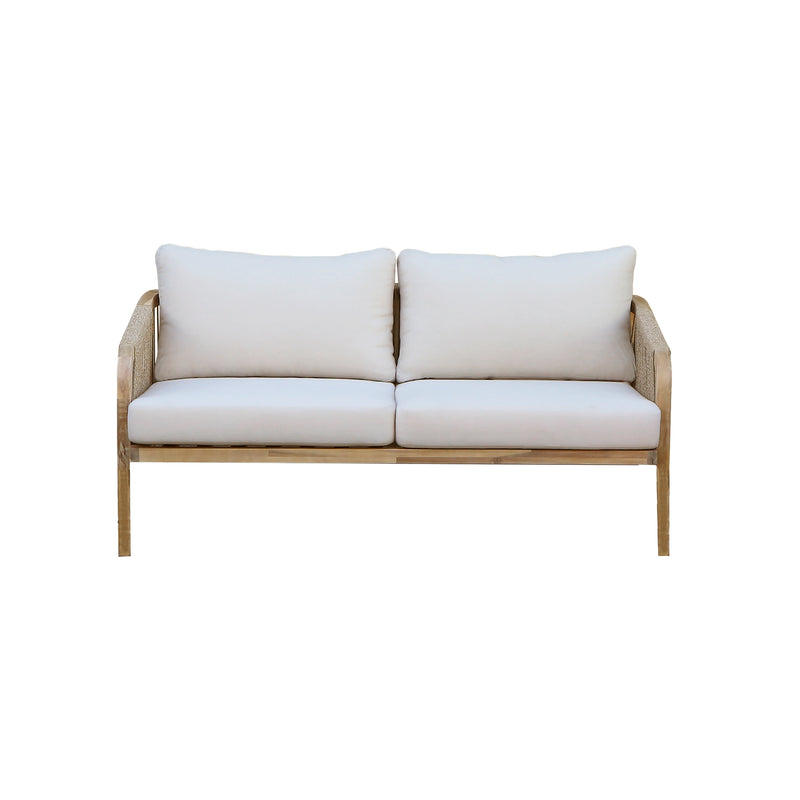 Cargue la imagen en el visor de la galería, Set Rimini 3+2+2 con mesa de centro color natural - 3+2+2-HUC37159-HUC25685KD
