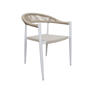 Silla de textileno Rita para interior y exterior color Blanca- G41976