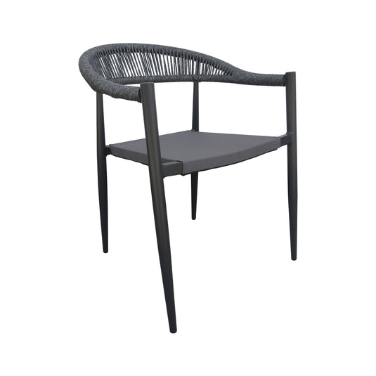 Silla de textileno Rita para interior y exterior  color Carbon - W40889