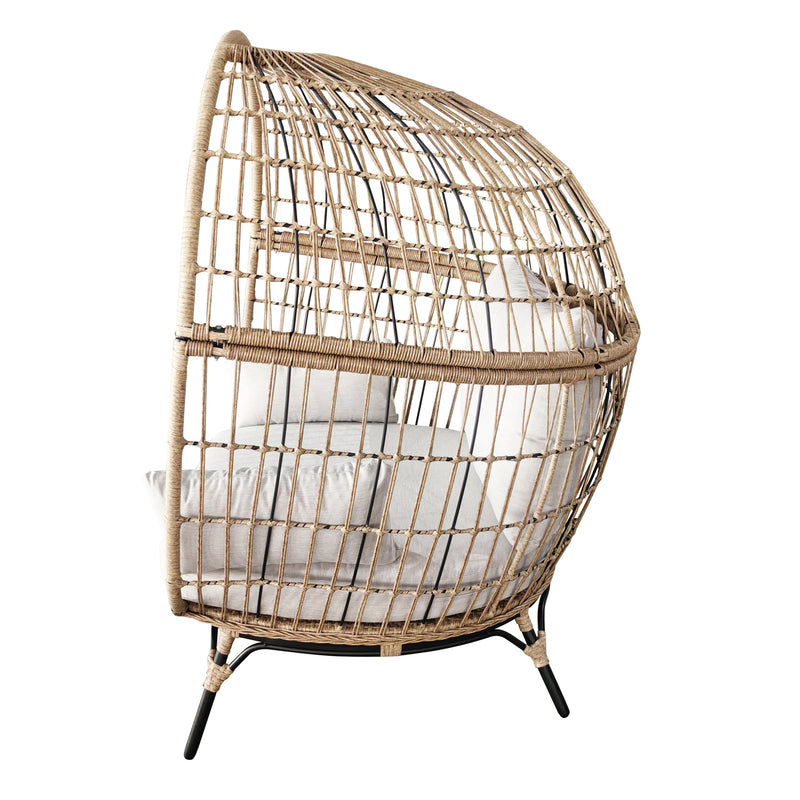 Cargue la imagen en el visor de la galería, Sillón individual Redondo RON, color natural - GLA6328539KD

