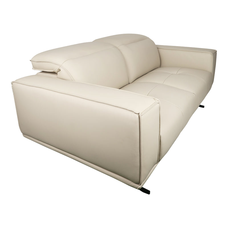 Cargue la imagen en el visor de la galería, Sofá de interior doble color beige con respaldo reclinable - S8911-2
