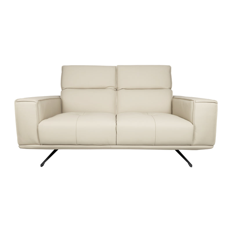 Cargue la imagen en el visor de la galería, Sofá de interior doble color beige con respaldo reclinable - S8911-2
