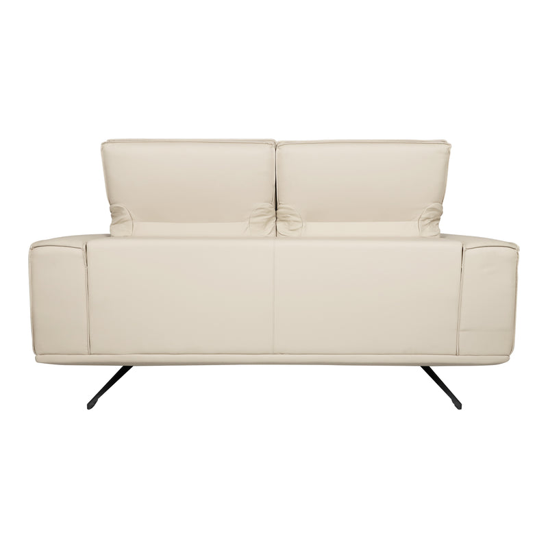 Cargue la imagen en el visor de la galería, Sofá de interior doble color beige con respaldo reclinable - S8911-2
