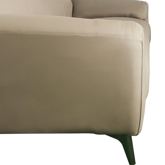 Set duo de interior sofá triple + sofá doble S8913 con vinipiel color Kaki - S8913-KAKI