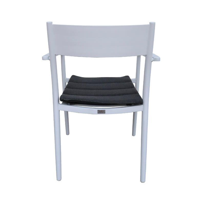 Cargue la imagen en el visor de la galería, Silla de Aluminio Sapir para interior y exterior color Blanco - GLA62039121KD-WH
