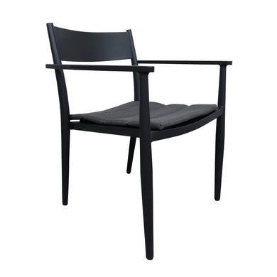Silla de Aluminio Sapir para interior y exterior color Carbon - GLA63127002-CH