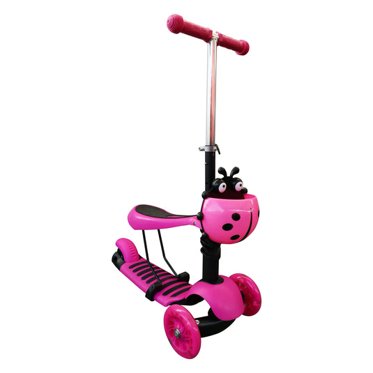 Scooter infantil eléctrico color rosa - JSCD686-ROS