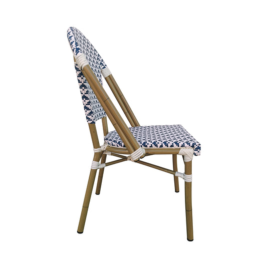 Silla de Rattan para exterior e interior Color Azul SCOOTLAND 29 - SC29