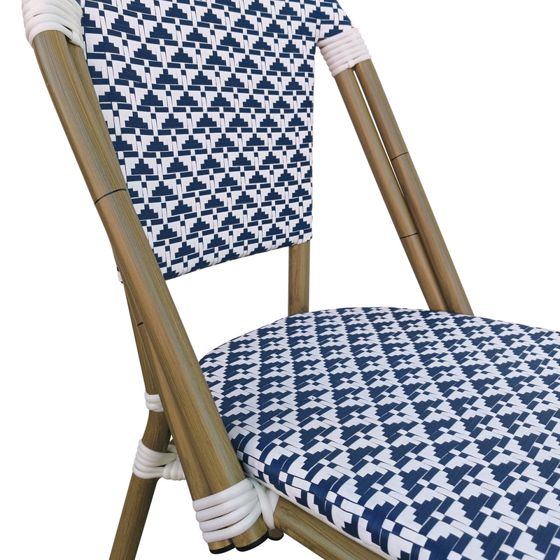 Cargue la imagen en el visor de la galería, Silla de Rattan para exterior e interior Color Azul SCOOTLAND 29 - SC29
