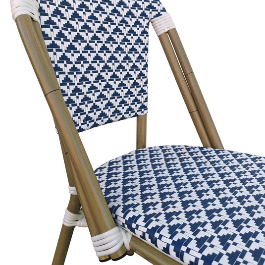 Silla de Rattan para exterior e interior Color Azul SCOOTLAND 29 - SC29