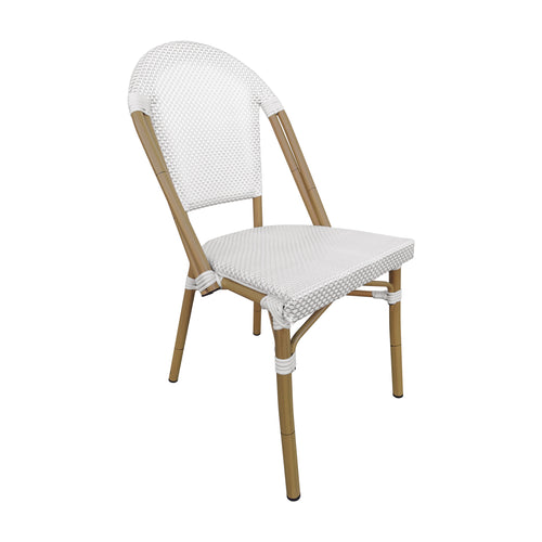 Silla de Rattan para exterior e interior Color Blanca SCOOTLAND 31 - SC31