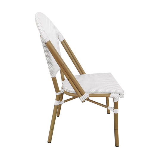 Silla de Rattan para exterior e interior Color Blanca SCOOTLAND 31 - SC31