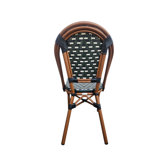 Silla de Rattan para exterior e interior Color Verde militar&negro SCOOTLAND 32 -OCS32