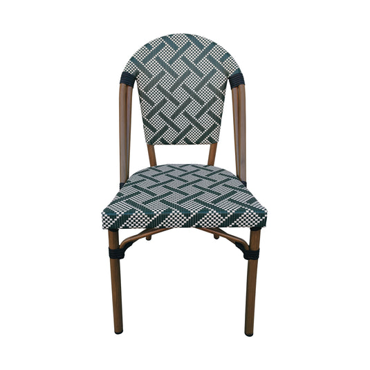 Silla de Rattan para exterior e interior Color Verde SCOOTLAND 30- SC30