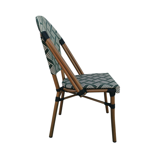 Silla de Rattan para exterior e interior Color Verde SCOOTLAND 30- SC30