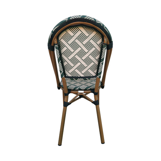 Silla de Rattan para exterior e interior Color Verde SCOOTLAND 30- SC30