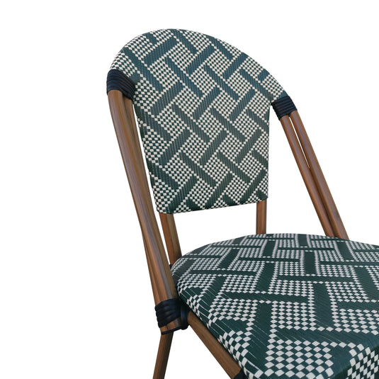 Silla de Rattan para exterior e interior Color Verde SCOOTLAND 30- SC30