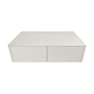 Mesa de centro de Interior 1.3 M Secrets, color blanco - SW40402