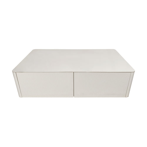 Mesa de centro 1.3 M Secrets, color blanco - SW40402